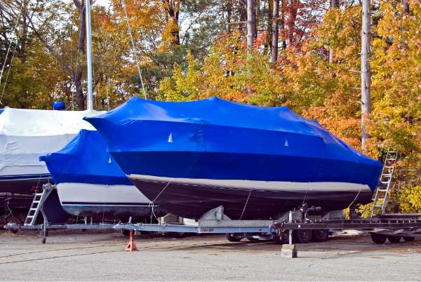 Blue Boat tarp